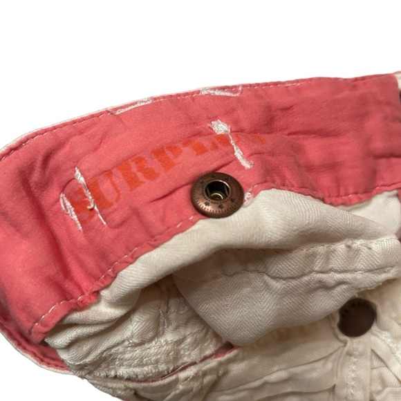 Vintage Da nang White Silk Corgo Pants with Studded Cargo Pockets - Picture 7 of 16